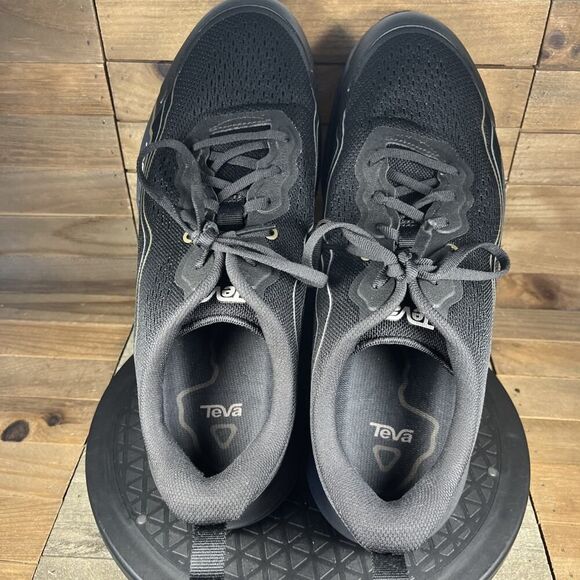 Teva Mens Size 13 Trail Winder Low Black Anthracite Lace Up Athletic Sneakers - Picture 5 of 10